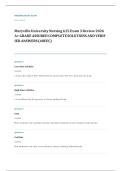 NURS 613 advanced pharmacology EXAM A&plus; GRADE ASSURED COMPLETE SOLUTIONS AND VERIFIED ANSWERS