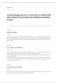 NRNP 6531 primary care adults gerontology EXAM A&plus; GRADE ASSURED COMPLETE SOLUTIONS AND VERIFIED ANSWERS