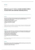 HESI RN exit EXAM A&plus; GRADE ASSURED COMPLETE SOLUTIONS AND VERIFIED ANSWERS