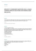 HESI RN exit EXAM A&plus; GRADE ASSURED COMPLETE SOLUTIONS AND VERIFIED ANSWERS