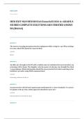 HESI RN exit EXAM A&plus; GRADE ASSURED COMPLETE SOLUTIONS AND VERIFIED ANSWERS