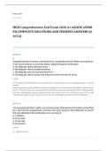 HESI PN comprehensive EXAM A&plus; GRADE ASSURED COMPLETE SOLUTIONS AND VERIFIED ANSWERS
