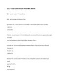 OTL 1 &ndash; Study Guide and Exam Preparation Material