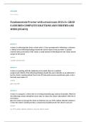 VATI RN fundamentals proctored EXAM A&plus; GRADE ASSURED COMPLETE SOLUTIONS AND VERIFIED ANSWERS