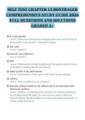 SELF TEST CHAPTER 13 BONTRAGER&NewLine;COMPREHENSIVE STUDY GUIDE 2026&NewLine;FULL QUESTIONS AND SOLUTIONS&NewLine;GRADED A&plus;&NewLine;