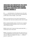 SENSATION AND PERCEPTION TEST BANK&NewLine;GOLDSTEIN AND BROCKMOLE ACTUAL&NewLine;PAPER 2026 QUESTIONS WITH VERIFIED&NewLine;ANSWERS GRADED A&plus;