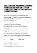SENSATION AND PERCEPTION TEST BANK&NewLine;GOLDSTEIN AND BROCKMOLE EXAM&NewLine;SCRIPT 2026 COMPLETE QUESTIONS AND&NewLine;CORRECT ANSWERS&NewLine;