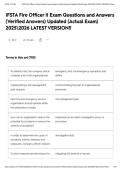 IFSTA Fire Officer II Exam Questions and Answers &lpar;Verified Answers&rpar; Updated &lpar;Actual Exam&rpar; 20252026 LATEST VERSION&excl;&excl;&NewLine;&NewLine;