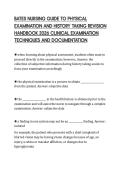 BATES NURSING GUIDE TO PHYSICAL&NewLine;EXAMINATION AND HISTORY TAKING REVISION&NewLine;HANDBOOK 2026 CLINICAL EXAMINATION&NewLine;TECHNIQUES AND DOCUMENTATION&NewLine;