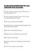 BL EMS EXAM EXAMINATION TEST 2026&NewLine;QUESTIONS WITH SOLUTIONS