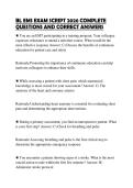 BL EMS EXAM SCRIPT 2026 COMPLETE&NewLine;QUESTIONS AND CORRECT ANSWERS&NewLine;