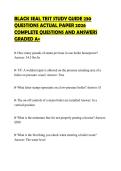 BLACK SEAL TEST STUDY GUIDE 230&NewLine;QUESTIONS ACTUAL PAPER 2026&NewLine;COMPLETE QUESTIONS AND ANSWERS&NewLine;GRADED A&plus;