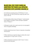 BLACK SEAL TEST STUDY GUIDE 230&NewLine;QUESTIONS TEST BANK 2026 UPDATED&NewLine;QUESTIONS WITH ANSWERS GRADED A&plus;