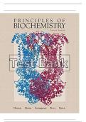 Principles of Biochemistry &ndash; 4th Edition &lpar;Horton&rpar; &ndash; Complete Test Bank &vert; Multiple-Choice Questions with Answers &lpar;Latest 2025&rpar;&NewLine;