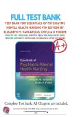 Test BANK FOR Essentials of Psychiatric Mental Health Nursing test bank 4th Edition by Elizabeth M&period; Varcarolis ALL CHAPTERS &lpar;1- 28&rpar;&vert; A&plus; ULTIMTE GUIDE&NewLine;