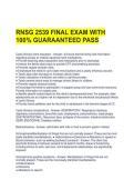 RNSG 2539 FINAL EXAM WITH 100&percnt; GUARAANTEED PASS