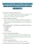 SERVSAFE 90 CERTIFICATION SCRIPT&NewLine;2026 QUESTIONS WITH SOLUTIONS&NewLine;GRADED A&plus;