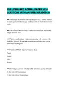 SGE LIFEGUARD ACTUAL PAPER 2026&NewLine;QUESTIONS WITH ANSWERS GRADED A&plus;