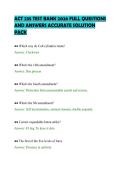 ACT 235 TEST BANK 2026 FULL QUESTIONS&NewLine;AND ANSWERS ACCURATE SOLUTION&NewLine;PACK