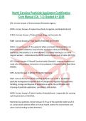 North Carolina Pesticide Applicator Certification Core Manual &lpar;Ch&period; 1-3&rpar; Graded A&plus; 2026