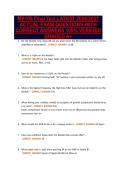 MP100 Final Test LATEST 2026&sol;2027&NewLine;ACTUAL EXAM QUESTIONS WITH&NewLine;CORRECT ANSWERS 100&percnt; VERIFIED&NewLine;GRADED A&plus;