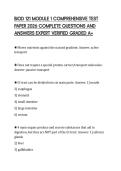 BIOD 121 MODULE 1 CERTIFICATION&NewLine;EVALUATION TEST 2026 FULL QUESTIONS AND&NewLine;CORRECT ANSWERS ALREADY PASSED&NewLine;GRADED A&plus;&NewLine;