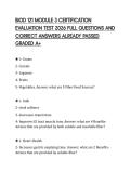 BIOD 121 MODULE 3 COMPREHENSIVE TEST&NewLine;PAPER 2026 COMPLETE QUESTIONS AND&NewLine;ANSWERS EXPERT VERIFIED GRADED A&plus;