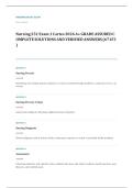 Prophecy pharmacology EXAM A&plus; GRADE ASSURED COMPLETE SOLUTIONS AND VERIFIED ANSWERS