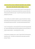 PN ACTUAL FINAL EXAM &vert; COMPLETE QUESTIONS AND ANSWERS &vert; 2026 LATEST UPDATED&vert; 100&percnt; RATED CORRECT &vert; GET A&plus;&excl;&excl;