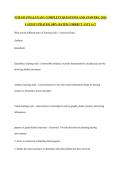 NUR 103 FINAL EXAM &vert; COMPLETE QUESTIONS AND ANSWERS &vert; 2026 LATEST UPDATED&vert; 100&percnt; RATED CORRECT &vert; GET A&plus;&excl;&excl;