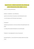 NURS 307 EXAM 1 &vert; COMPLETE QUESTIONS AND ANSWERS &vert; 2026 LATEST UPDATED&vert; 100&percnt; RATED CORRECT &vert; GET A&plus;&excl;&excl;