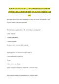NURS 507 ACTUAL FINAL EXAM  &vert; COMPLETE QUESTIONS AND ANSWERS &vert; 2026 LATEST UPDATED&vert; 100&percnt; RATED CORRECT &vert; GET A&plus;&excl;&excl;