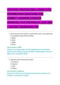 CERTIFIED PROFESSIONAL CODER &lpar;CPC&rpar; &NewLine;EXAMINATION QUESTIONS AND &NewLine;CORRECT ANSWERS &lpar;VERIFIED &NewLine;ANSWERS&rpar; PLUS RATIONALES 2026 Q&A &NewLine;&vert; INSTANT DOWNLOAD PDF 