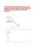 CM 2500 Structural Principles and Practices exam questions and answer Module 1 Vectors&comma; Forces and Equilibrium for Kirby Hebert Louisiana State University