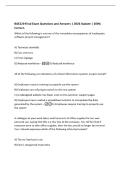 BAE220 Final Exam Questions and Answers &vert; 2026 Update &vert; 100&percnt;&NewLine;Correct&period;