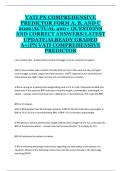 VATI PN Comprehensive Predictor Forms A&comma; B & C &ndash; Study Guide 2025&sol;2026 &ndash; 400&plus; Practice Questions and Answers