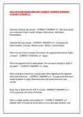 ASA 106 EXAM QUESTIONS AND CORRECT VERIFIED ANSWERS &NewLine;ALREADY GRADED A&plus;