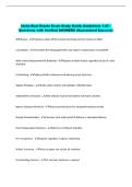 Idaho Real Estate Exam Study Guide&colon; Guidelines 1-25 - &NewLine;Questions with Verified ANSWERS &lpar;Guaranteed Success&rpar;