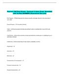 Pearson VUE Real Estate - National & Idaho Exam- Questions &NewLine;with Verified ANSWERS &lpar;Guaranteed Success&rpar;