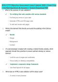 WGU C777 Objective Assessment Latest Update 2026 &vert; Exam Prep &NewLine;&vert; Verified Questions & Answers &vert; Instant Download PDF