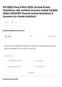 PN 2002 Final EXAM 2026 &lpar;Actual Exam&rpar; Questions with verified Answers &lpar;Latest Update 2026&rpar; UPDATE&excl;&excl; Newest Actual Questions & Answers &lpar;A&plus; Guide Solution&rpar;