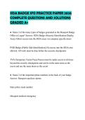 SIDA BADGE SFO PRACTICE PAPER 2026&NewLine;COMPLETE QUESTIONS AND SOLUTIONS&NewLine;GRADED A&plus;