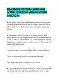 SIDA BADGE SFO STUDY GUIDE 2026&NewLine;ACTUAL QUESTIONS WITH SOLUTIONS&NewLine;GRADED A&plus;