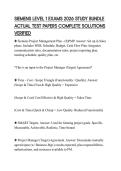 SIEMENS LEVEL 1 EXAMS 2026 STUDY BUNDLE&NewLine;ACTUAL TEST PAPERS COMPLETE SOLUTIONS&NewLine;VERIFIED&NewLine;