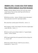 SIEMENS LEVEL 1 EXAMS 2026 STUDY BUNDLE&NewLine;FINAL REVIEW BUNDLED SOLUTION PACKAGE