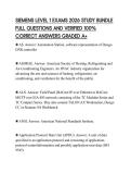 SIEMENS LEVEL 1 EXAMS 2026 STUDY BUNDLE&NewLine;FULL QUESTIONS AND VERIFIED 100&percnt;&NewLine;CORRECT ANSWERS GRADED A&plus;