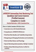 AWHONN Fetal Heart Monitoring Basics &ndash; Complete Exam Q&A with Detailed Rationales &vert; 2025&sol;2026 A&plus; Study Guide
