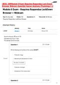 BIOL 209 Module 6 Exam Requires Respondus Lock Down Browser Webcam Essential Human Anatomy Physiology I-2