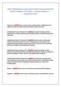 SOWK COMPREHENSIVE EXAM &lpar;LATEST UPDATE&rpar; REAL QUESTIONS AND&NewLine;VERIFIED ANSWERS &vert;100&percnt; CORRECT &vert; ALREADY GRADED A &plus;&vert; &vert;&NewLine;GUARANTEED PASS&excl;&excl;
