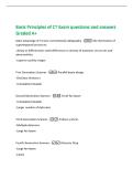 Basic Principles of CT Exam questions and answers&NewLine;Graded A&plus;